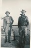 Here is a photo of two pioneering borax union organizers, Clarence Steussy (left) and Dave Gunn (right). This image shows them vacationing at the Grand Canyon. — in Boron, California.